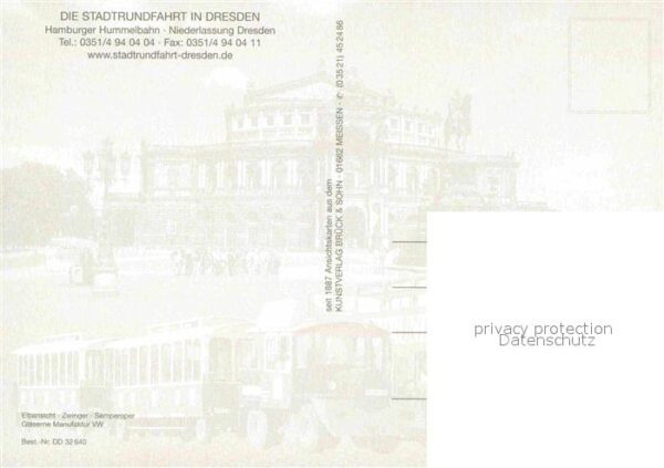 Autobus Omnibus Stadtrundfahrt Hummelbahn Dresden – Bild 2