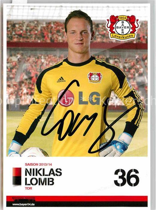 Fussball Bayer 04 Leverkusen Niklas Lomb Torwart