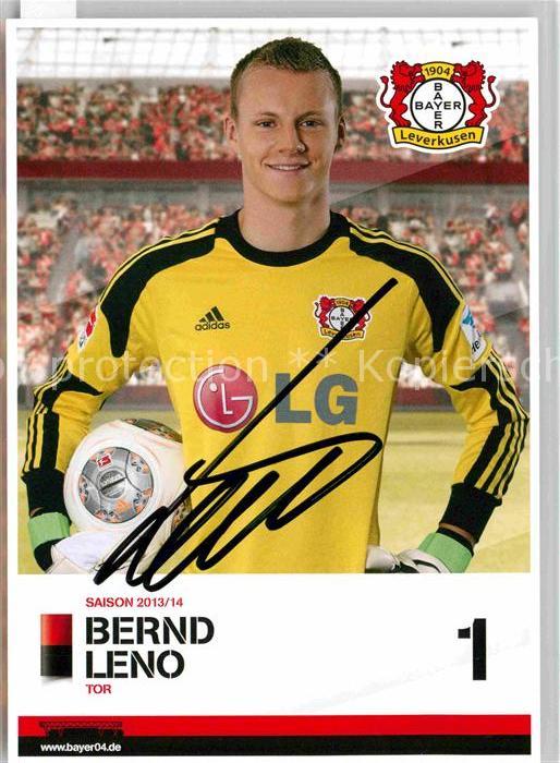 Fussball Bayer 04 Leverkusen Bernd Leno Torwart