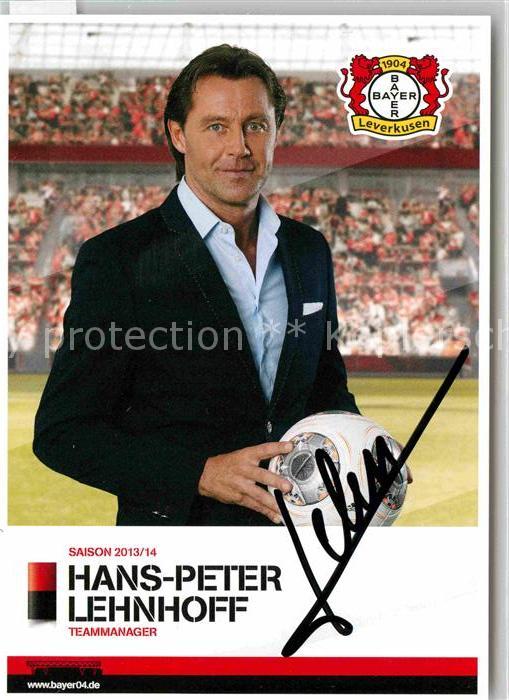 Fussball Bayer 04 Leverkusen Hans-Peter Lehnhoff