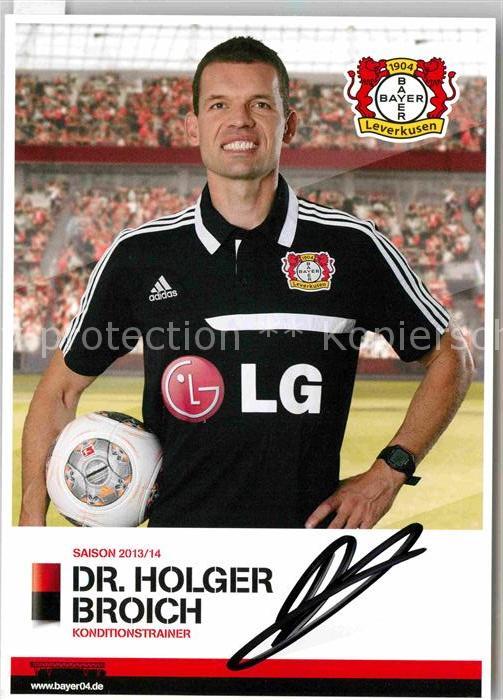 Fussball Bayer 04 Leverkusen Dr. Holger Broich A