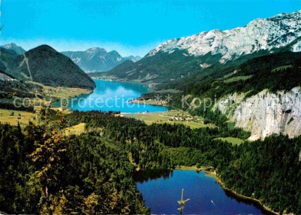 Bad Aussee Steiermark Toplitzsee mit Gössler Wand