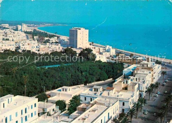 SOUSSE  Tunesie Fliegeraufnahme mit Strand