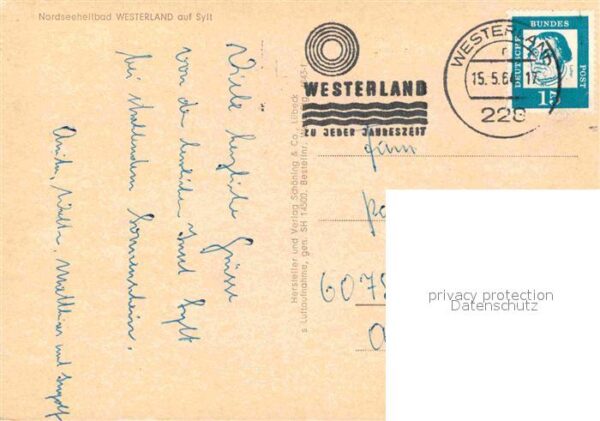 Westerland Sylt Fliegeraufnahme mit Strand – Bild 2
