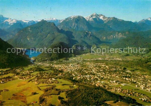 Bad Reichenhall Fliegeraufnahme mit Loferer Alm Müllner