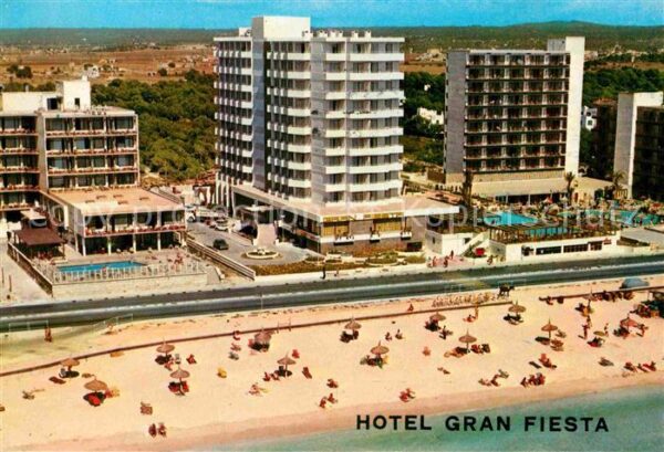 Playa de Palma Mallorca Fliegeraufnahme Hotel Gran Fiesta mit S