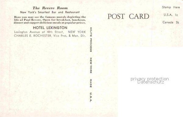 New York City Revere Room Hotel Lexington – Bild 2