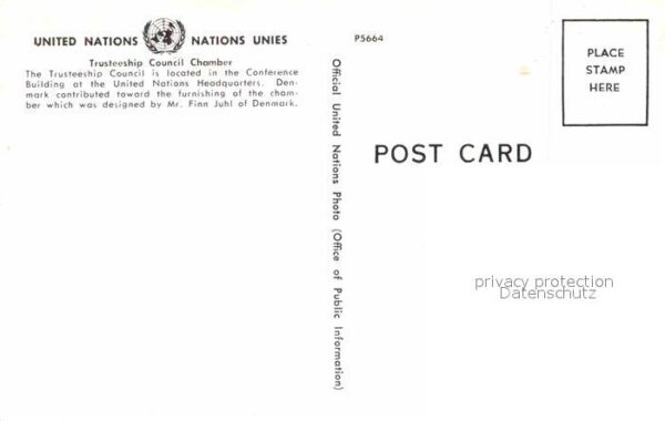 New York City United Nations Trusteeship Council Cham – Bild 2