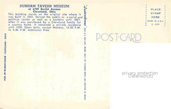 Cleveland Ohio Dunham Tavern Museum – Bild 2