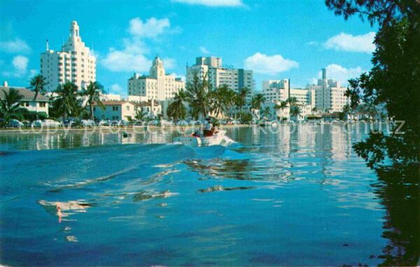 Miami Florida Hotel Row and Indian Creek