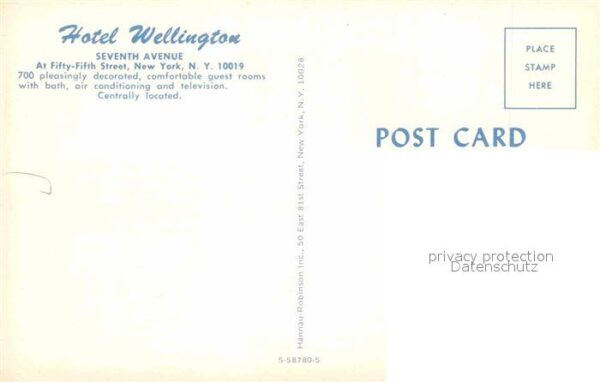 New York City Hotel Wellington Seventh Avenue – Bild 2