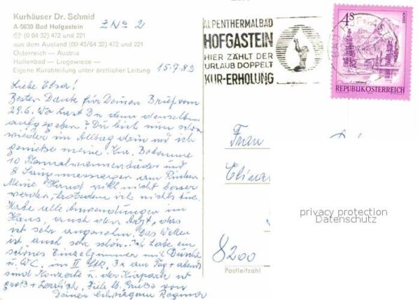 Bad Hofgastein Kurhäuser Dr Schmid – Bild 2