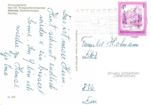 Attersee Erholungsheim des OÖ Kriegsopferverband – Bild 2
