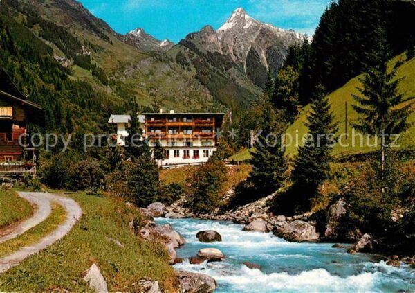 Mayrhofen Zillertal Alpengasthaus Zillergrund mit Brandberg