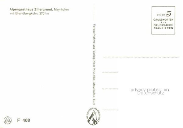 Mayrhofen Zillertal Alpengasthaus Zillergrund mit Brandberg – Bild 2