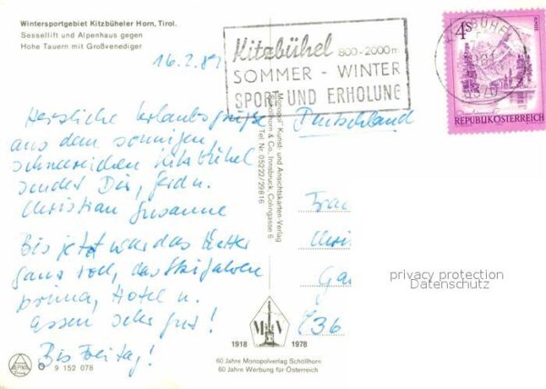 Kitzbuehel Tirol Kitzbüheler Horn Sessellift Alpenhaus H – Bild 2