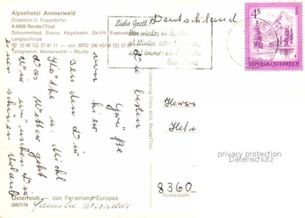 Reutte Tirol Alpenhotel Ammerwald – Bild 2