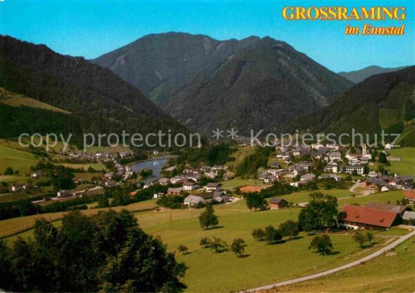 Grossgmain im Ennstal Fliegeraufnahme