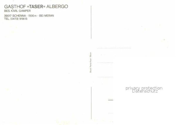 Schenna Meran Gasthof Taser Terrasse – Bild 2