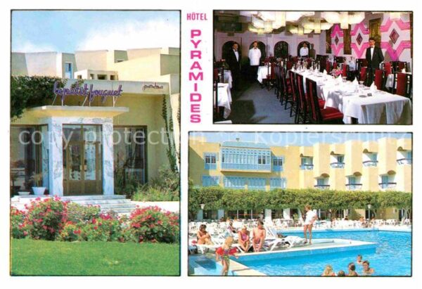 Nabeul Hotel Pyramides Speisesaal Swimmingpool