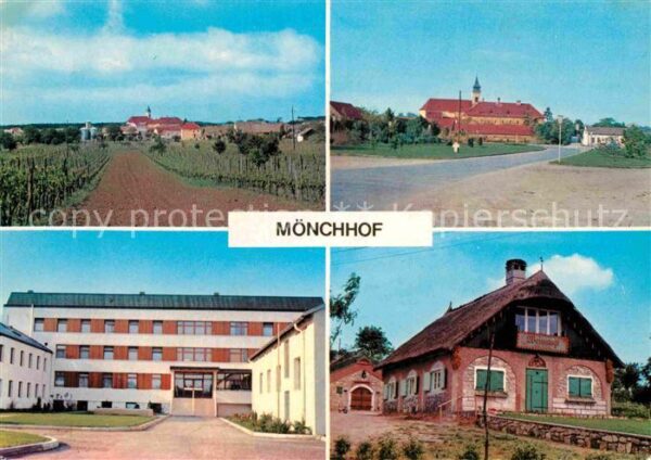 Moenchhof Burgenland Ortsansicht Kneippkurheim Weinmuseum