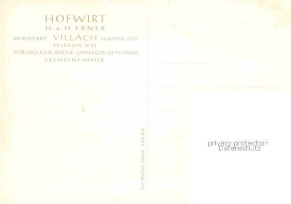 Villach Kaernten Hofwirt Gastraum Strassenmotiv – Bild 2