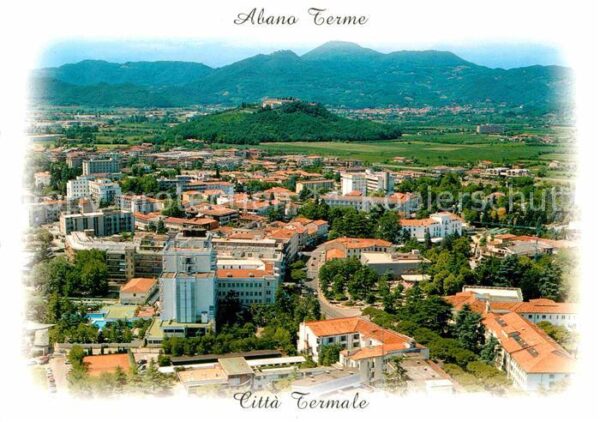 Abano Terme Citta Termale Fliegeraufnahme