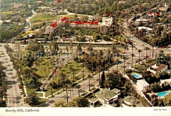Beverly Hills California Fliegeraufnahme