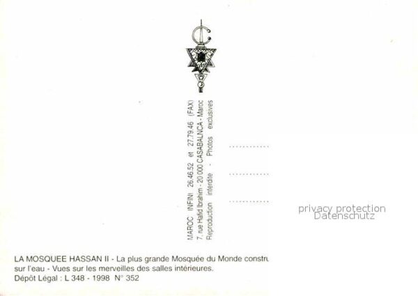 Casablanca La Grande Mosque Hassan II – Bild 2