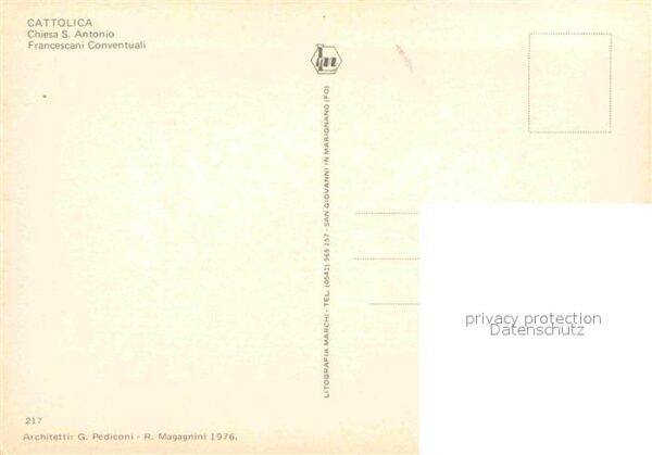 Cattolica Rimini Chiesa San Antonio Francescani Conventu – Bild 2