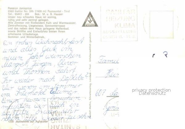 Galtuer Tirol Pension Jamspitze Hallenbad – Bild 2