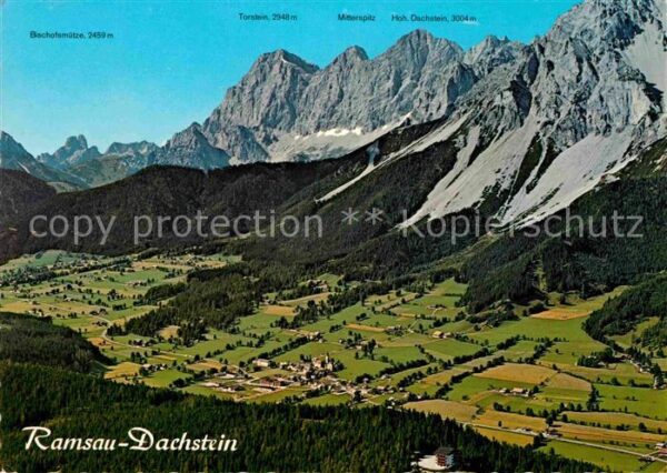 Ramsau Dachstein Steiermark Hochplateau Panorama Bischofsmütze Tors