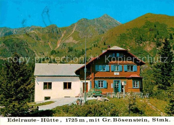 Rottenmann Steiermark Edelraute Hütte mit Gr Bösenstein