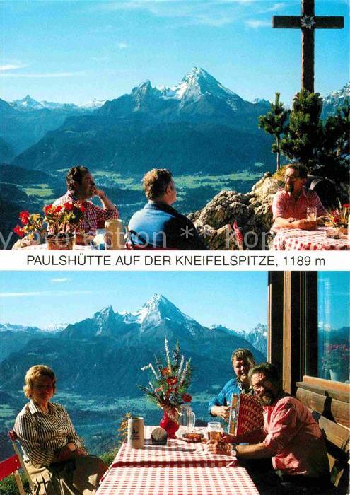 Paulshuette auf der Kneifelspitze Panorama Gipfelkr