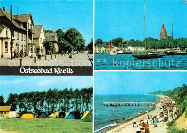 Rerik Ostseebad Promenade Hafen Strand Zeltplatz
