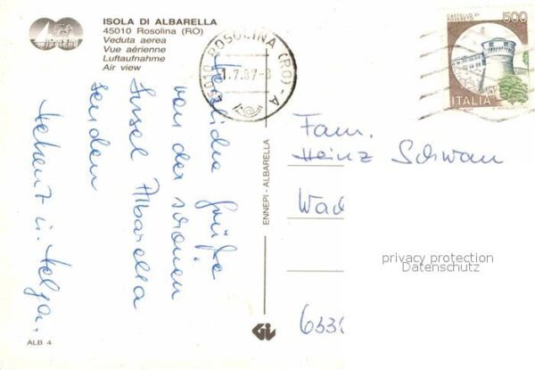 Rosolina Mare Isola di Albarella Fliegeraufnahme – Bild 2