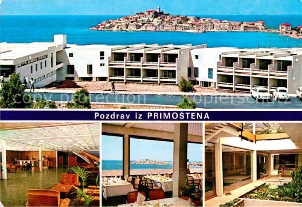 Primostena Panorama Hotelhalle Speisesaal
