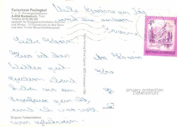Breitenbach Inn Ferienheim Paulingerhof Wegekreuz Seebl – Bild 2