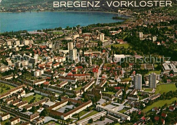 Bregenz Bodensee Vorkloster Fliegeraufnahme