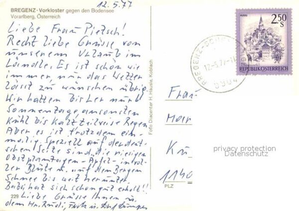 Bregenz Bodensee Vorkloster Fliegeraufnahme – Bild 2