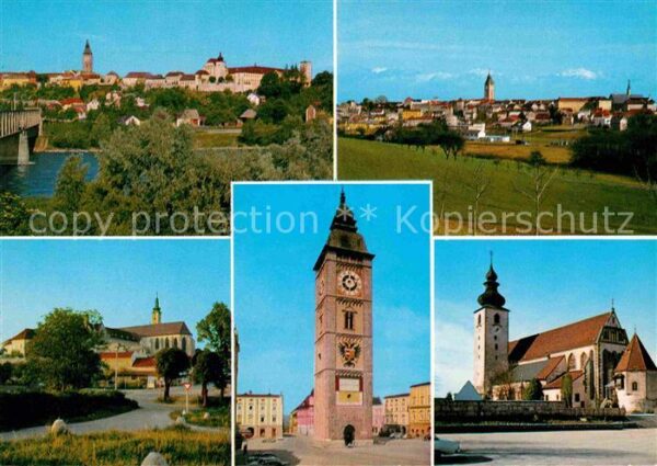 Enns Panorama Stadtturm Kirhe