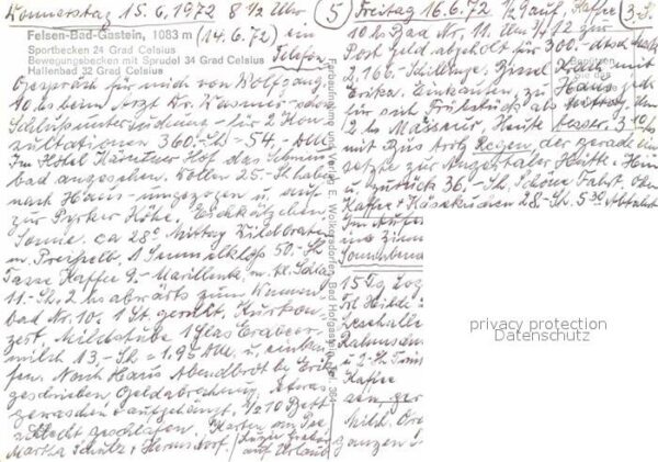 Bad Gastein Felsenbad Sportbecken Hallenbad – Bild 2