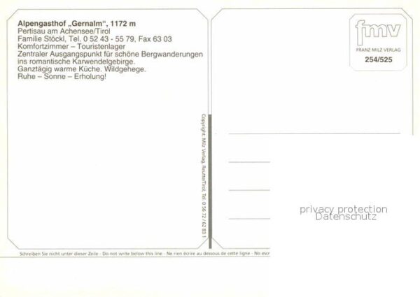 Pertisau Achensee Gerntal Alpengasthof Gern Alm – Bild 2