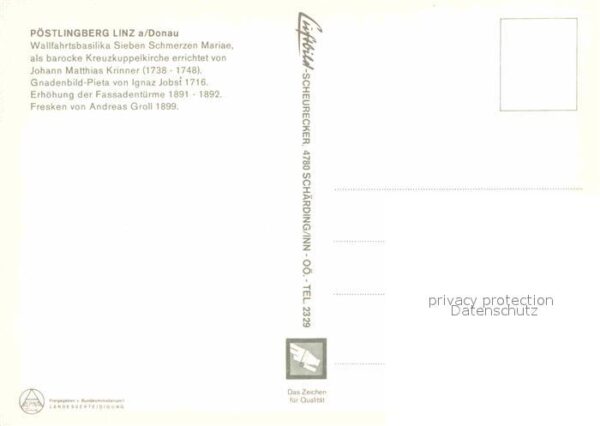 Poestlingberg Wallfahrtskirche Sieben Schmerzen Maria – Bild 2