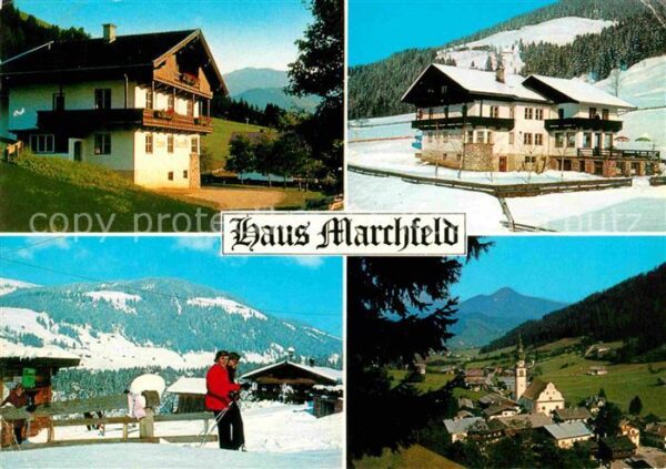 Wildschoenau Tirol Haus Marchfeld Jugendheim Skilift Panor