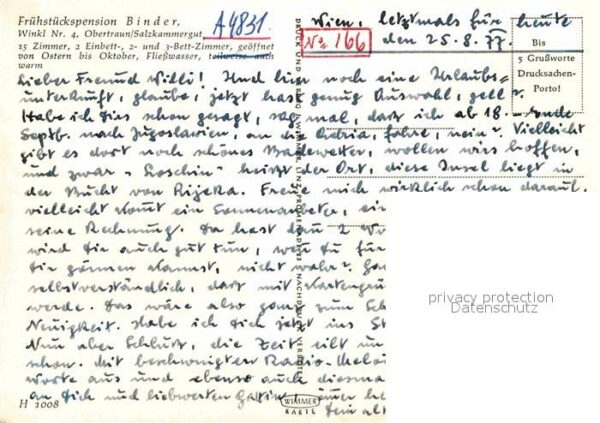 Obertraun Frühstückspension Binder – Bild 2