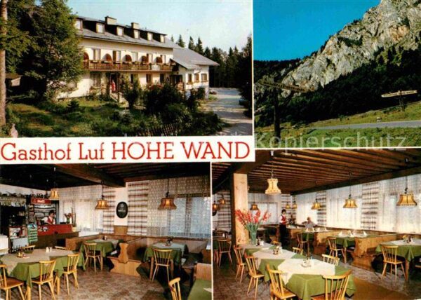 Stollhof Hohe Wand Gasthof Luf Gasträume