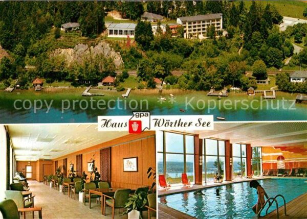 Toeschling Poertschach Woerthersee Haus Wörthersee Gastraum Hallenbad