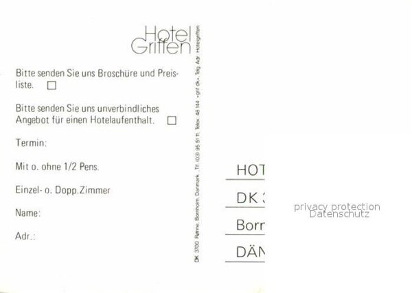 Ronne Hotel Griffen Bootshafen – Bild 2