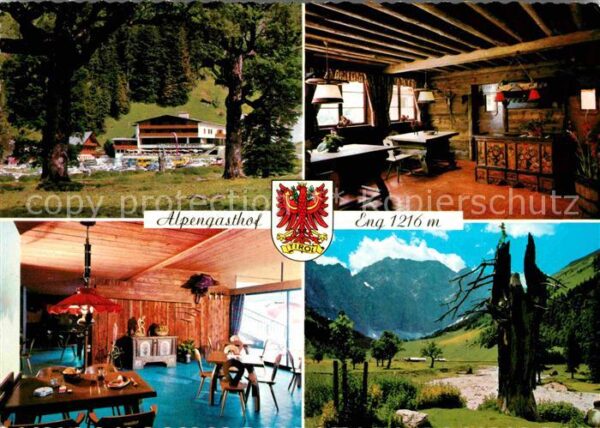 Eng Hinterriss Tirol Alpengasthof Eng Bar Gaststube Gr Ahorn